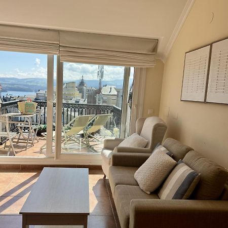 Moderno Piso Con La Mejor Terraza De Ribadeo Y Vistas Maravillosas Zewnętrze zdjęcie