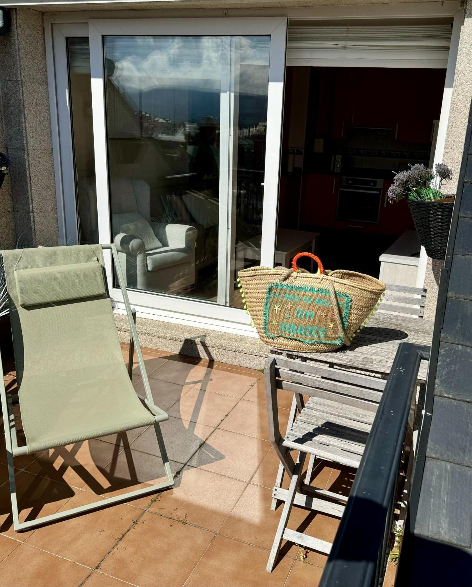 Moderno Piso Con La Mejor Terraza De Ribadeo Y Vistas Maravillosas Zewnętrze zdjęcie